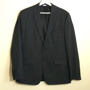 Calvin Klein 2 button Notched Lapel Pin stripe  sport coat Jacket